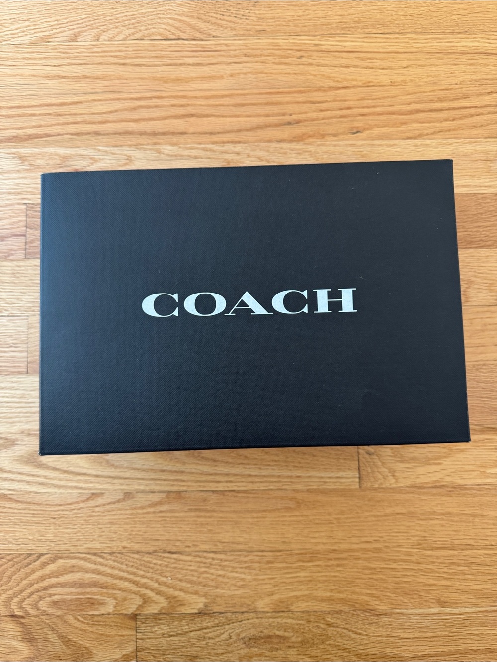 Coach Waverly Black Leather Pump Gold Studs 7.5